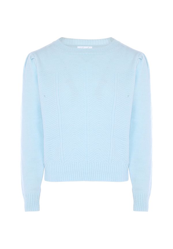 BLONDA BLONDA Пуловер  светлосиньо