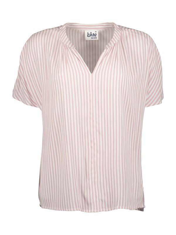 BLUE SEVEN BLUE SEVEN Блуза  бледорозово / бяло