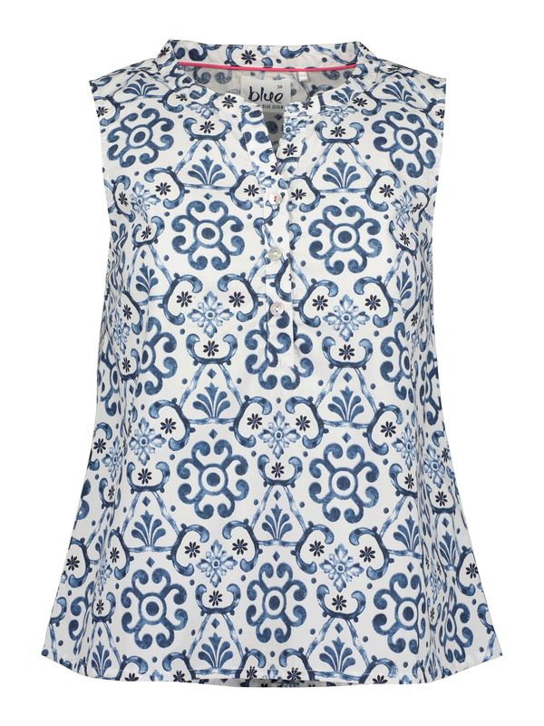 BLUE SEVEN BLUE SEVEN Блуза  синьо / черно / бяло