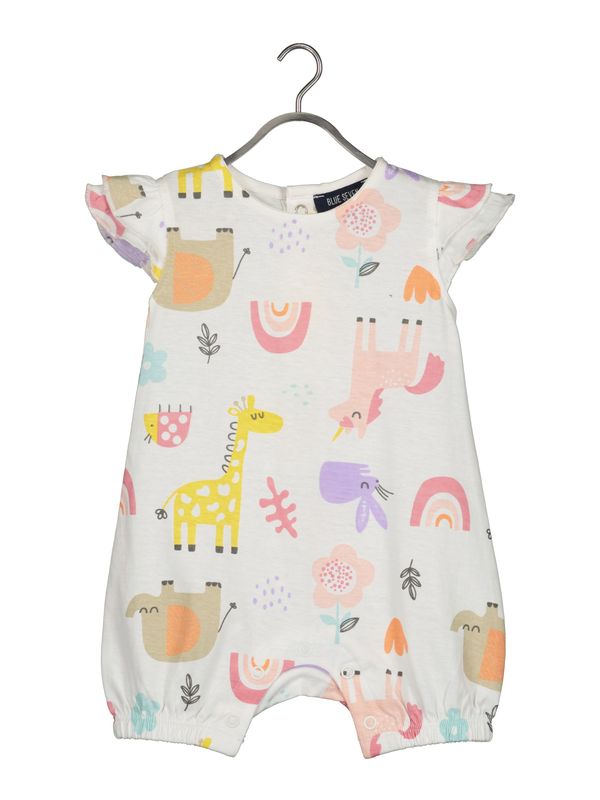 BLUE SEVEN BLUE SEVEN Комбинезон  жълто / лилав / светлорозово / мръсно бяло