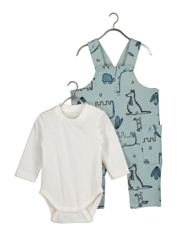 BLUE SEVEN BLUE SEVEN Комплект  синьо / опушено синьо / бяло