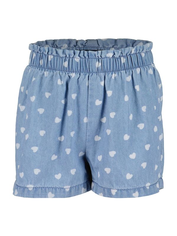 BLUE SEVEN BLUE SEVEN Панталон  син деним / бяло