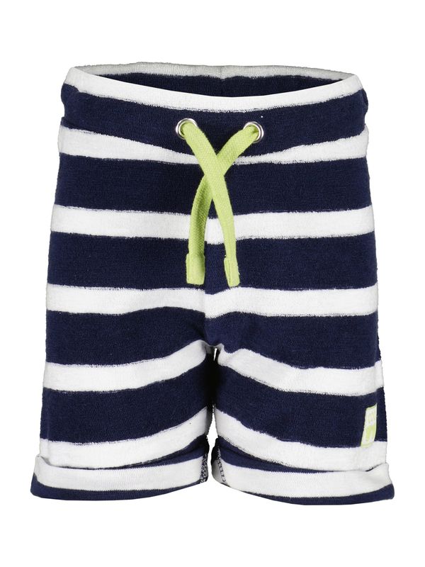 BLUE SEVEN BLUE SEVEN Панталон  тъмносиньо / тръстиково зелено / бяло