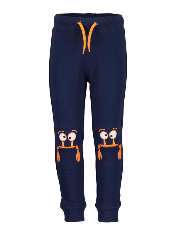 BLUE SEVEN BLUE SEVEN Панталон  ултрамарин синьо / оранжево / бяло