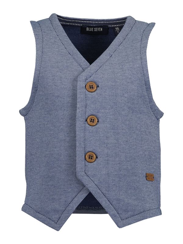 BLUE SEVEN BLUE SEVEN Плетена жилетка  тъмносиньо / бяло