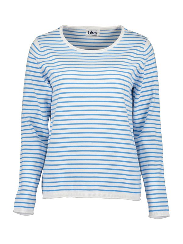 BLUE SEVEN BLUE SEVEN Пуловер  светлосиньо / мръсно бяло