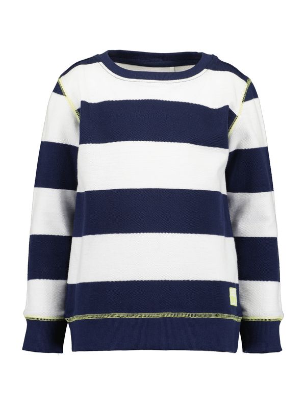 BLUE SEVEN BLUE SEVEN Пуловер  ултрамарин синьо / лимоненожълто / бяло