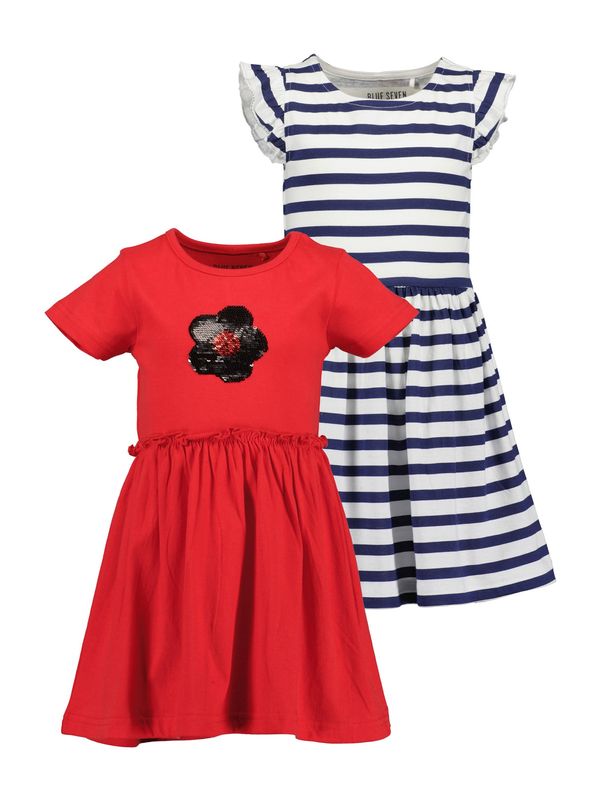 BLUE SEVEN BLUE SEVEN Рокля  нейви синьо / червено / черно / бяло