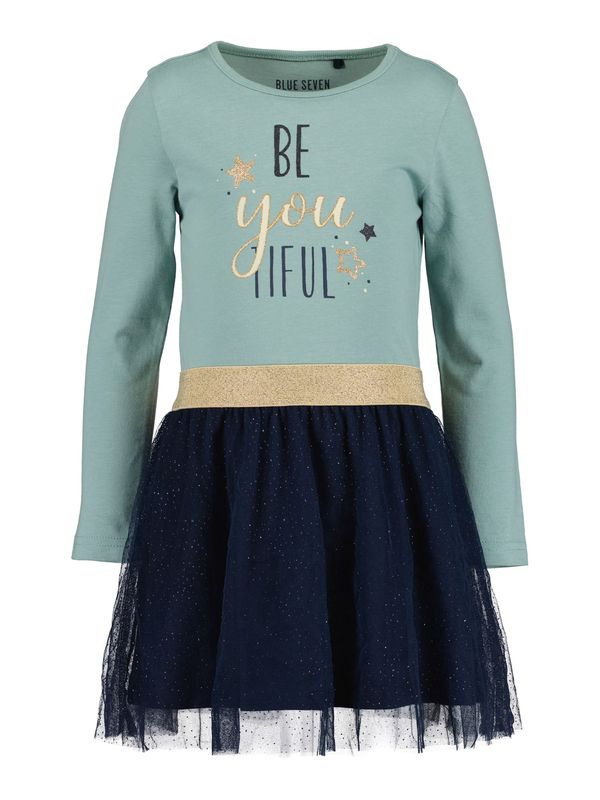 BLUE SEVEN BLUE SEVEN Рокля  нейви синьо / светлосиньо / злато