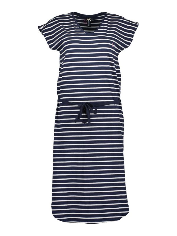 BLUE SEVEN BLUE SEVEN Рокля  нощно синьо / мръсно бяло