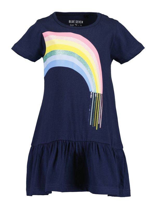 BLUE SEVEN BLUE SEVEN Рокля  нощно синьо / светлосиньо / жълто / бледорозово