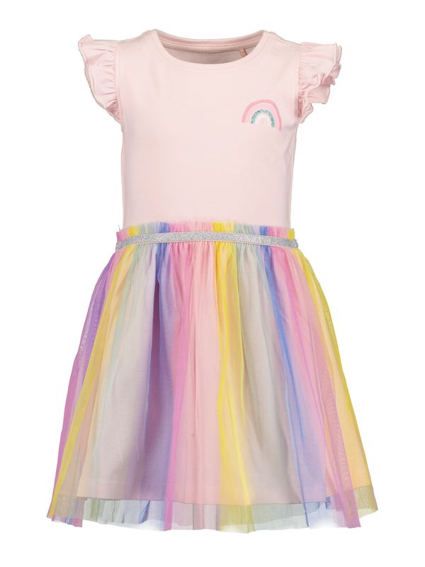 BLUE SEVEN BLUE SEVEN Рокля  синьо / жълто / бледорозово / светлорозово