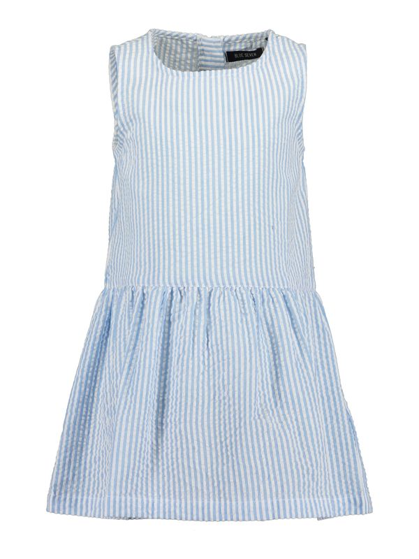 BLUE SEVEN BLUE SEVEN Рокля  светлосиньо / бяло