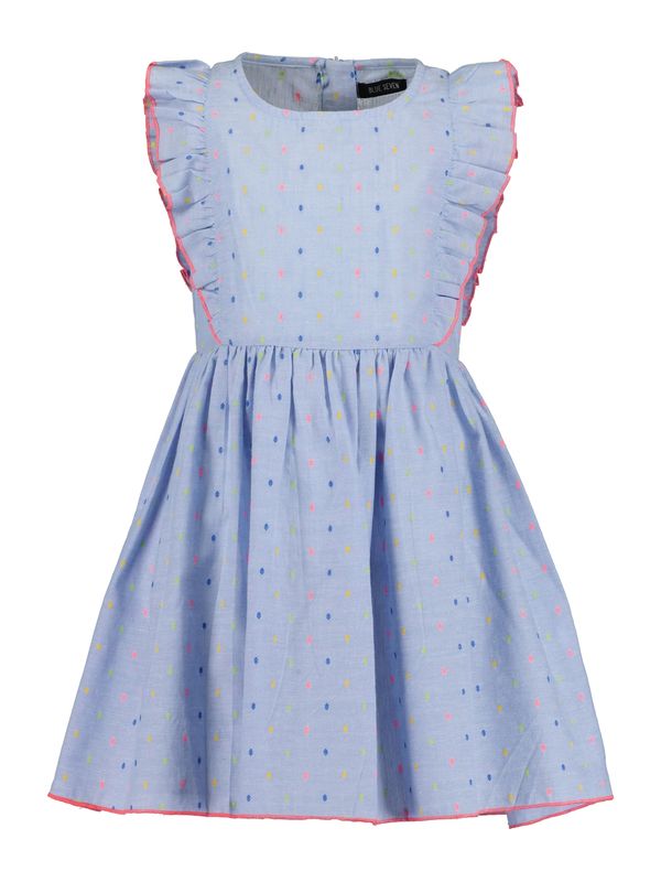 BLUE SEVEN BLUE SEVEN Рокля  светлосиньо / червено