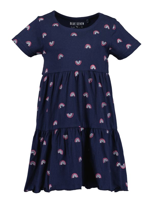 BLUE SEVEN BLUE SEVEN Рокля  ултрамарин синьо / пастелно зелено / розово / бледорозово