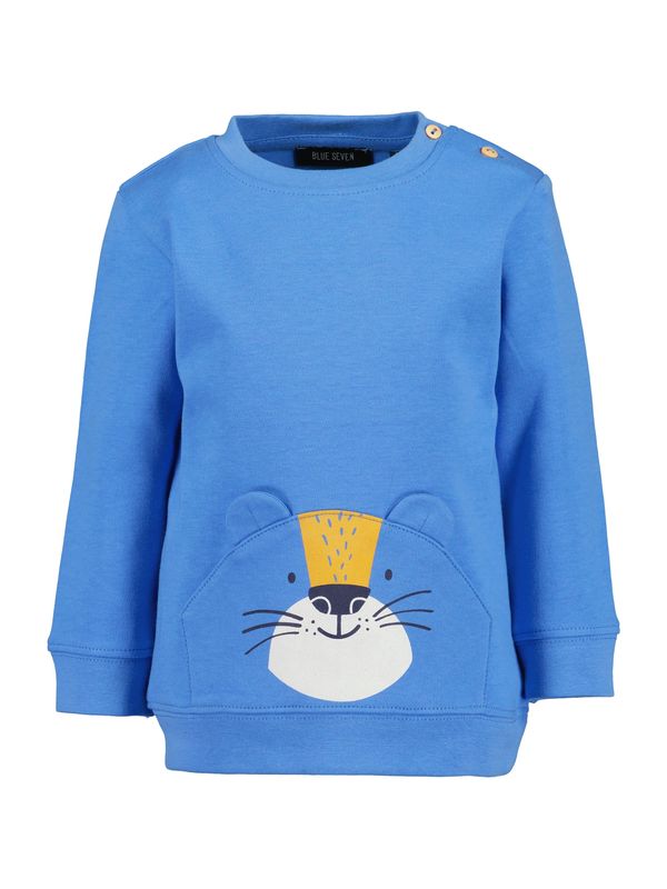 BLUE SEVEN BLUE SEVEN Суичър  кралско синьо / златистожълто / бяло