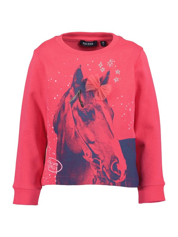 BLUE SEVEN BLUE SEVEN Суичър  розово / черно / сребърно