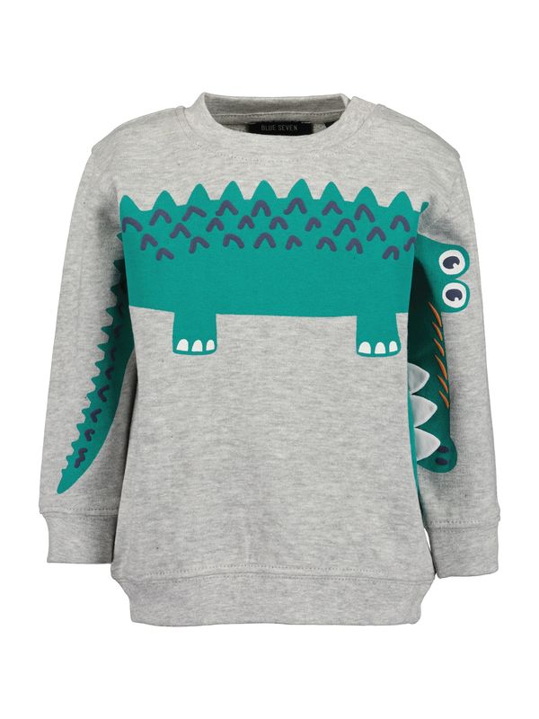BLUE SEVEN BLUE SEVEN Суичър  сиво / нефритено зелено / черно / бяло
