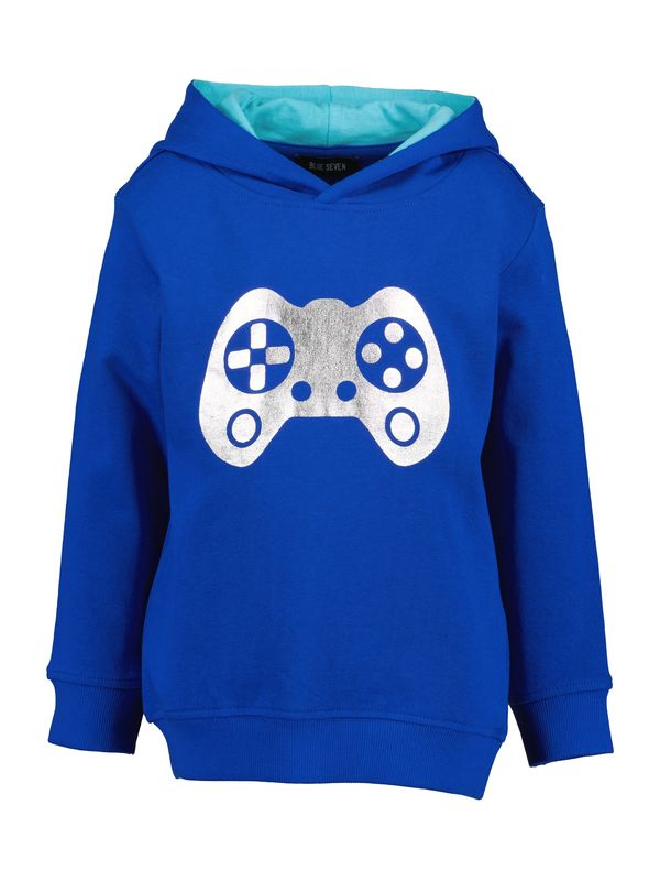 BLUE SEVEN BLUE SEVEN Суичър  тюркоазен / кралско синьо / сребърно