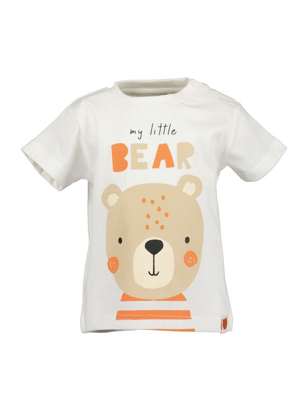 BLUE SEVEN BLUE SEVEN Тениска  бежово / оранжево / черно / мръсно бяло