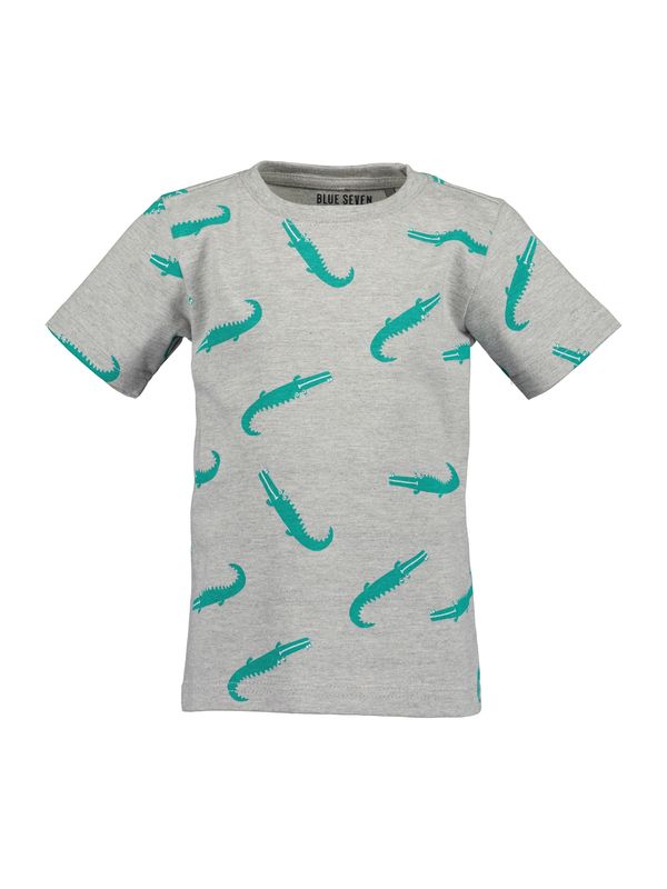 BLUE SEVEN BLUE SEVEN Тениска  циан / светлосиво