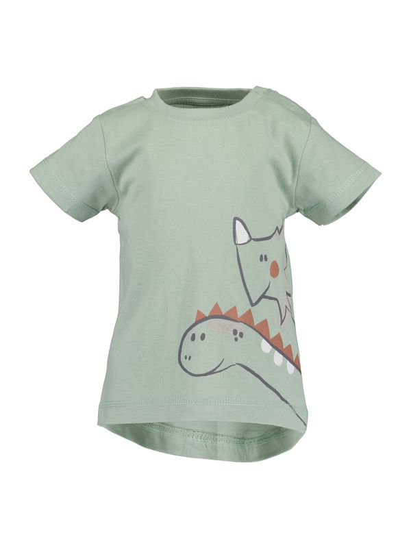 BLUE SEVEN BLUE SEVEN Тениска  кафяво / пастелно зелено / бяло