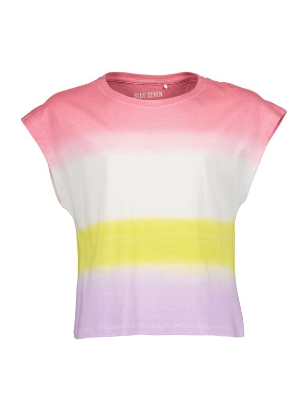 BLUE SEVEN BLUE SEVEN Тениска  лимоненожълто / люляк / розово / бяло