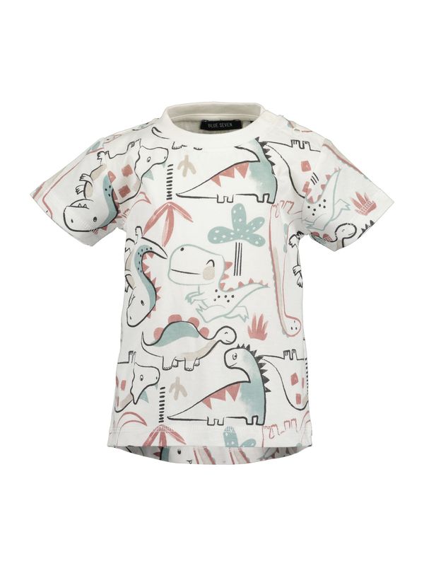 BLUE SEVEN BLUE SEVEN Тениска  мента / розе / черно / мръсно бяло