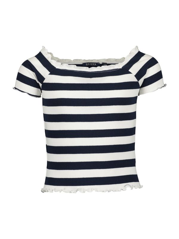 BLUE SEVEN BLUE SEVEN Тениска  нейви синьо / бяло
