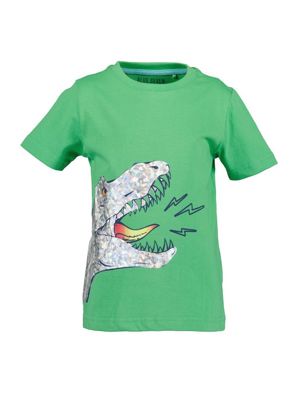 BLUE SEVEN BLUE SEVEN Тениска  нейви синьо / светлосиво / ябълка / оранжево