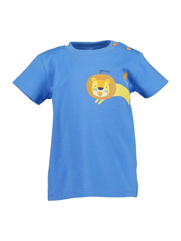 BLUE SEVEN BLUE SEVEN Тениска  синьо / коняк / жълто / бяло