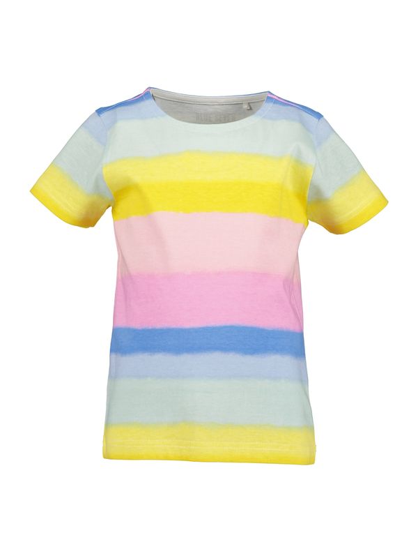 BLUE SEVEN BLUE SEVEN Тениска  синьо / светлосиньо / жълто / светлорозово
