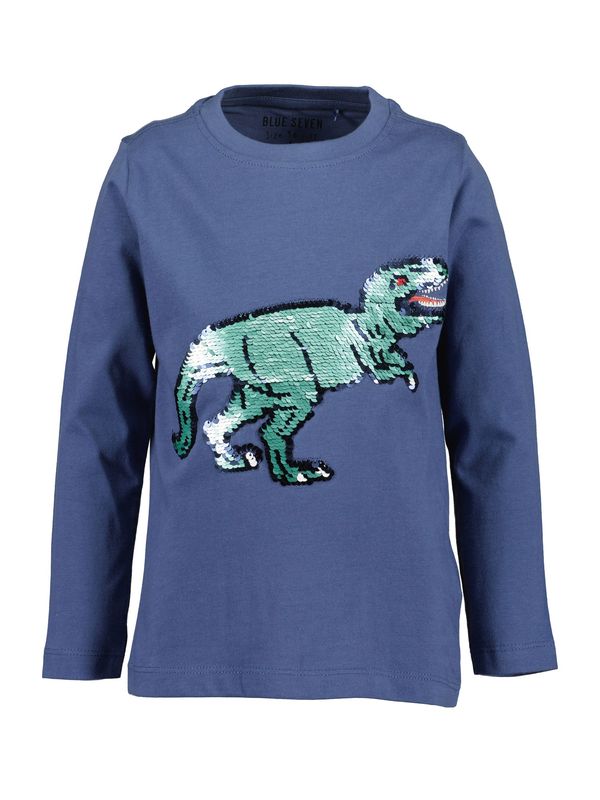 BLUE SEVEN BLUE SEVEN Тениска  синьо / зелено / червено / черно