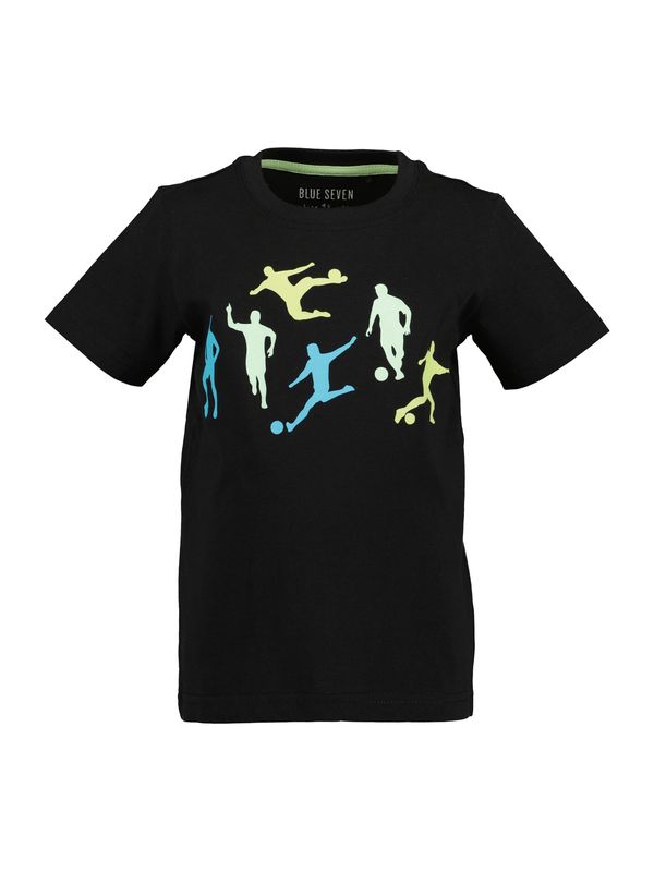 BLUE SEVEN BLUE SEVEN Тениска  светлосиньо / мента / светлозелено / черно