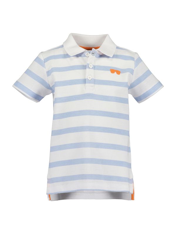 BLUE SEVEN BLUE SEVEN Тениска  светлосиньо / оранжево / бяло