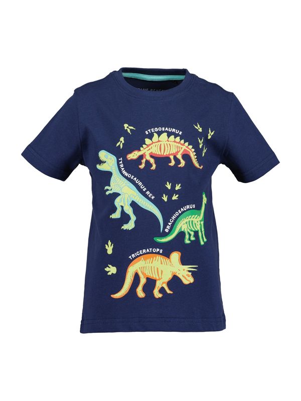 BLUE SEVEN BLUE SEVEN Тениска  светлосиньо / тъмносиньо / жълто / оранжево