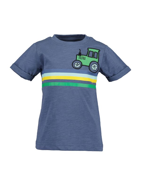 BLUE SEVEN BLUE SEVEN Тениска  светлосиньо / тъмносиньо / жълто / зелено