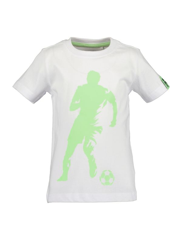 BLUE SEVEN BLUE SEVEN Тениска  светлозелено / черно / бяло