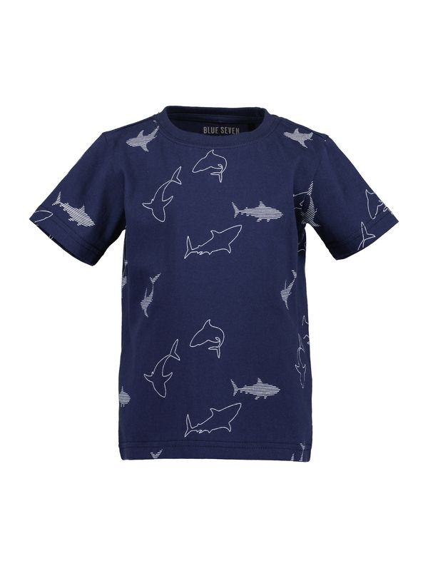 BLUE SEVEN BLUE SEVEN Тениска  тъмносиньо / бяло