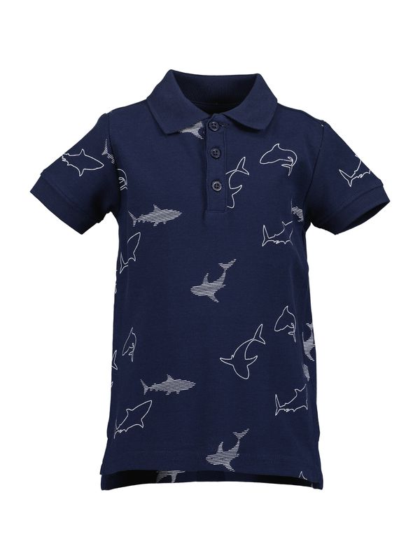 BLUE SEVEN BLUE SEVEN Тениска  тъмносиньо / бяло