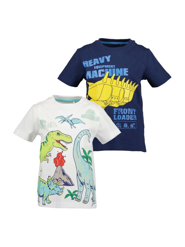 BLUE SEVEN BLUE SEVEN Тениска  тъмносиньо / жълто / светлозелено / бяло