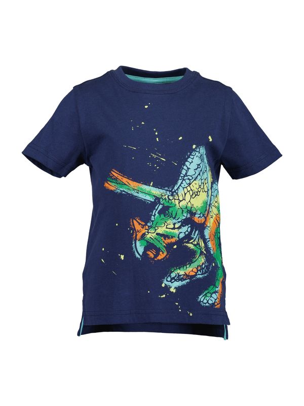 BLUE SEVEN BLUE SEVEN Тениска  тюркоазен / тъмносиньо / жълто / оранжево