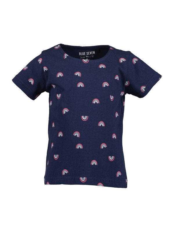 BLUE SEVEN BLUE SEVEN Тениска  ултрамарин синьо / пастелно зелено / розово / бледорозово