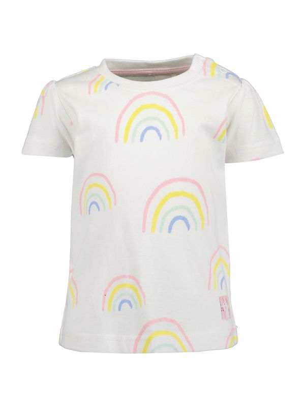 BLUE SEVEN BLUE SEVEN Тениска  жълто / пастелно зелено / бледорозово / бяло