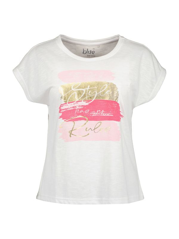 BLUE SEVEN BLUE SEVEN Тениска  злато / розово / бледорозово / бяло
