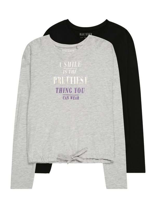 BLUE SEVEN BLUE SEVEN Тениска  злато / сив меланж / лилав / черно