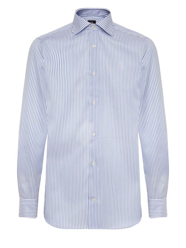 Boggi Milano Boggi Milano Бизнес риза  синьо / бяло