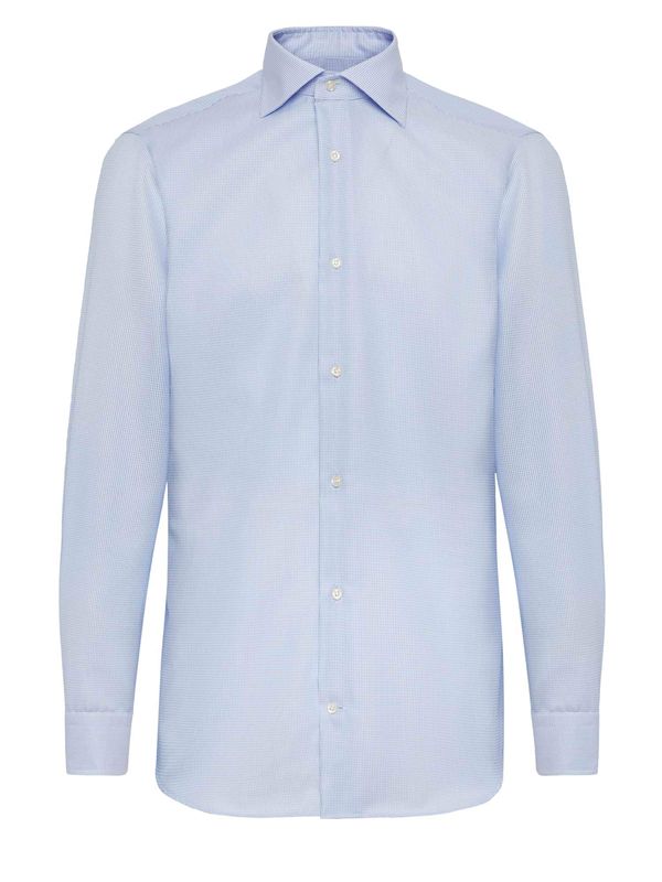 Boggi Milano Boggi Milano Бизнес риза  светлосиньо / бяло