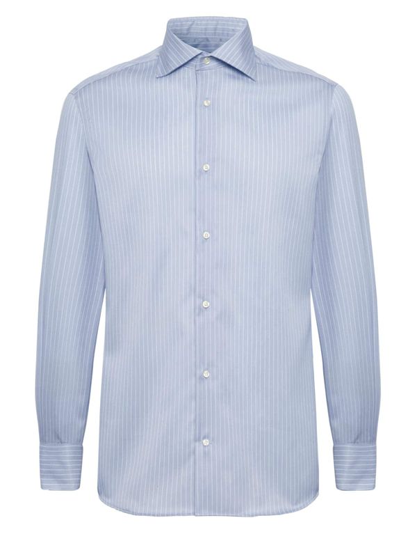 Boggi Milano Boggi Milano Бизнес риза  светлосиньо / бяло