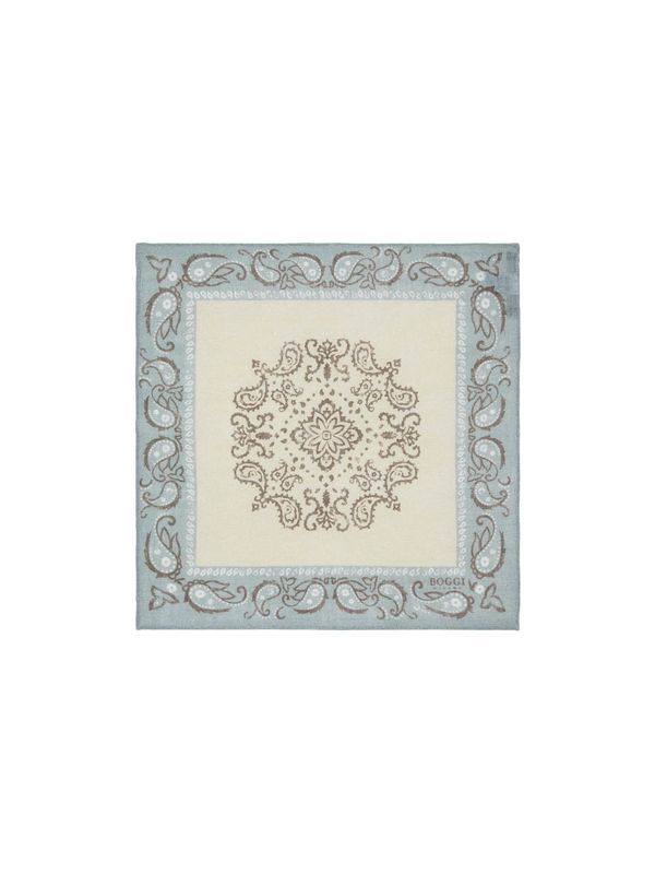 Boggi Milano Boggi Milano Кърпичка за сако  кафяво / пастелно жълто / мента / бяло